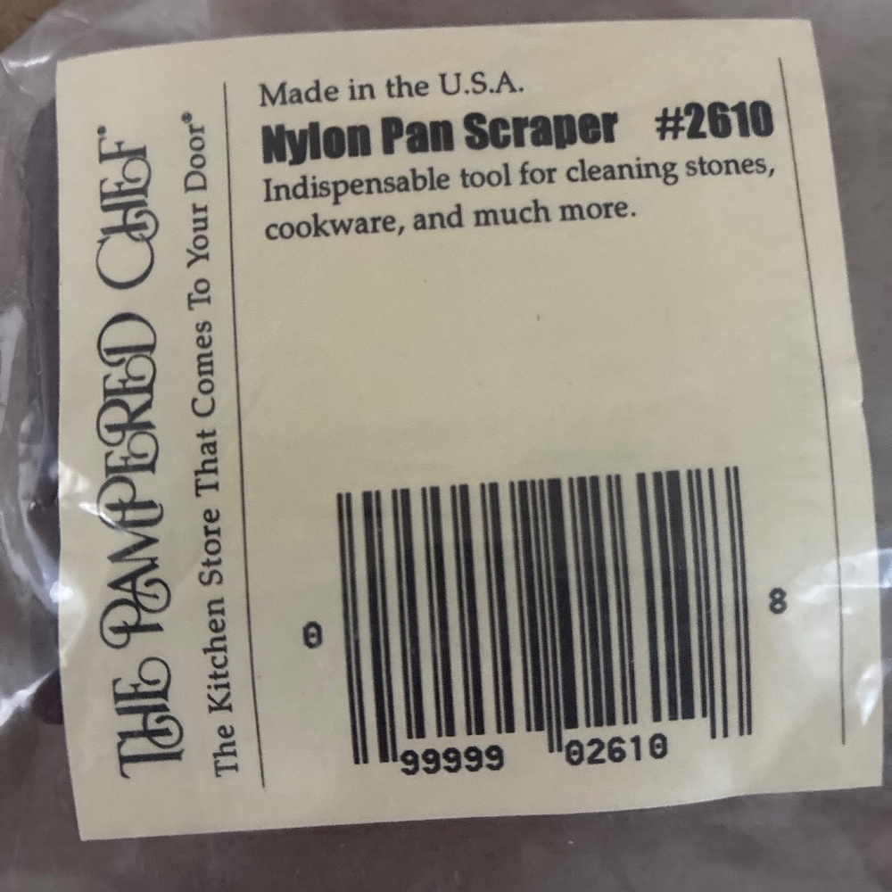 Pampered Chef nylon pan scraper #2610